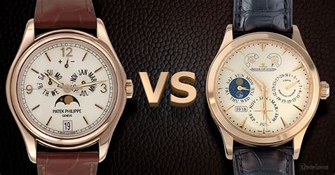 patek philippe vs jaeger lecoultre